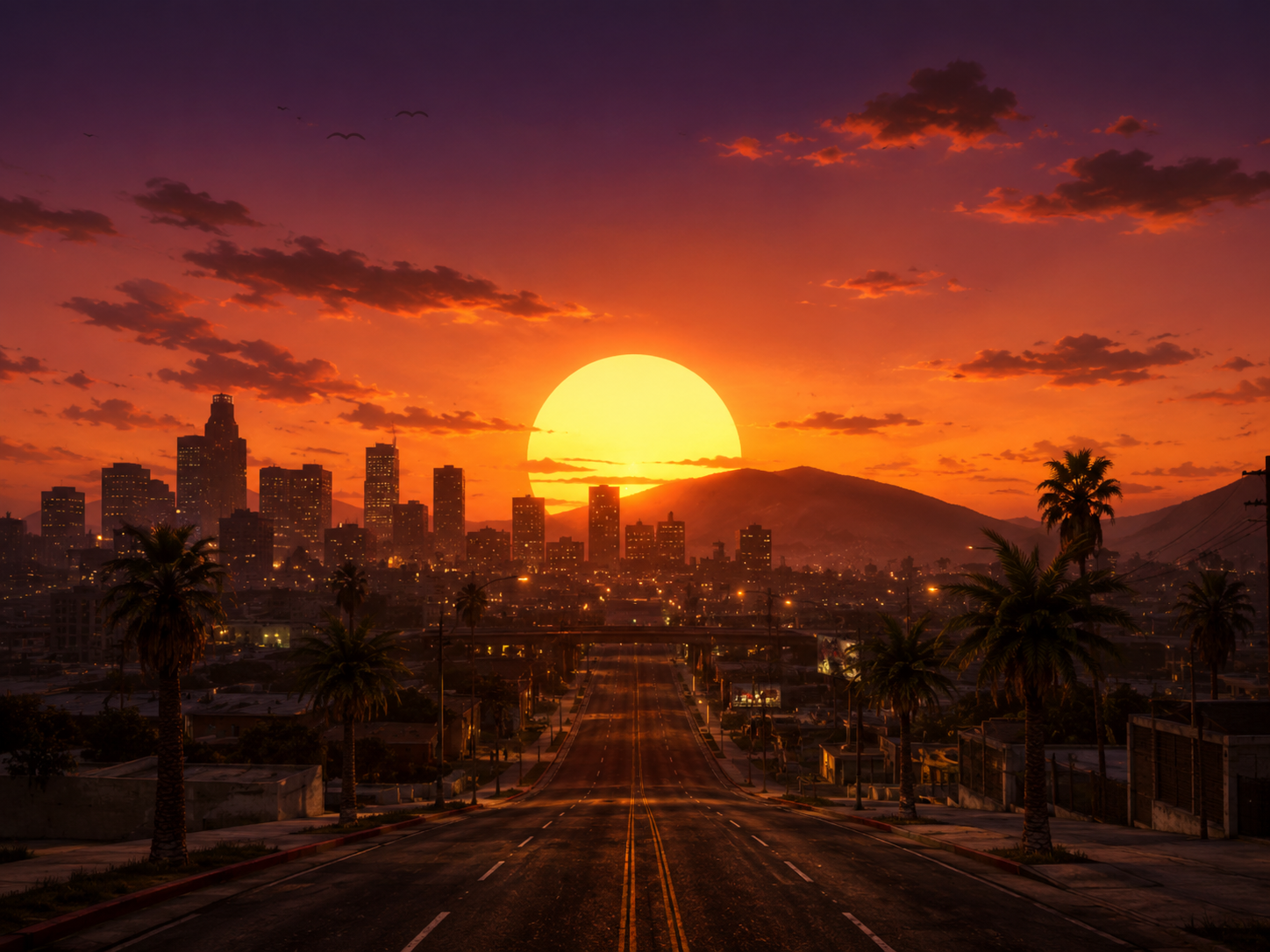 Закат над Los Santos